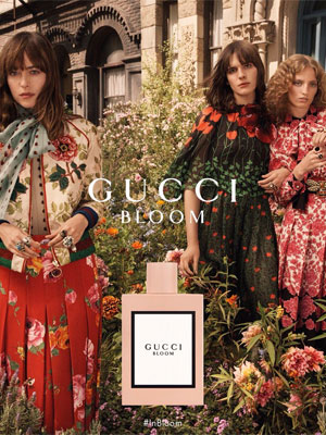 Dakota Johnson Gucci Bloom fragrance ads