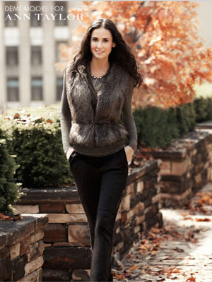 Demi Moore Ann Taylor celebrity endorsement ads