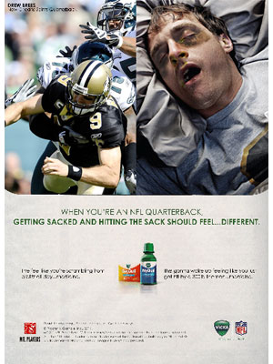Drew Brees for Nyquil