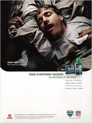 Drew Brees for Nyquil
