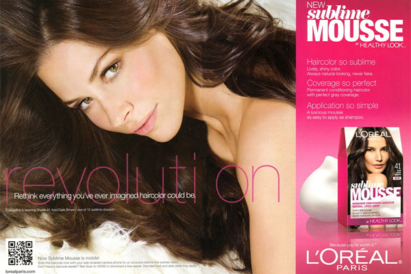 Evangeline Lilly L'Oreal celebrity endorsements