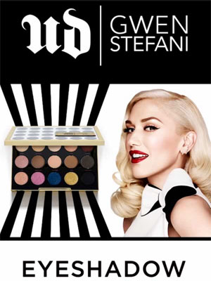 Gwen Stefani Urban Decay celebrity endorsements