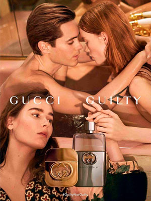 Jared Leto Gucci Guilty Fragrances