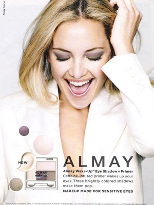 Kate Hudson Almay celebrity endorsement adverts