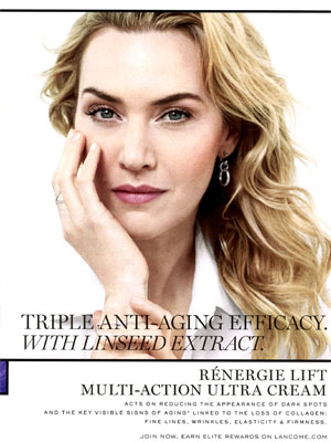 Kate Winslet Lancome Renergie Lift Ultra Cream