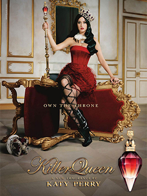 Katy Perry Killer Queen celebrity endorsement ads