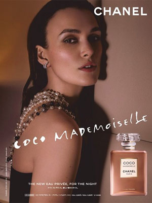 Keira Knightley Chanel Coco Mademoiselle L'Eau Privee perfume Ad