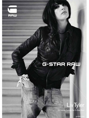 Liv Tyler for G-Star Raw