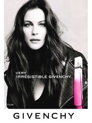 Liv Tyler Givenchy Very Irresistible Perfume celebrity endorsement ads