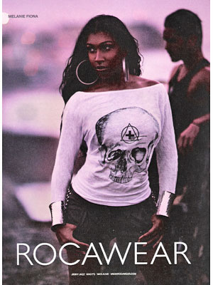 Melanie Fiona for Rocawear celebrity fashions