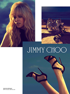 Nicole Kidman Jimmy Choo celebrity endorsement ads