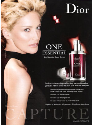 Sharon Stone for Dior Cosmetics