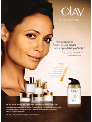 Thandie Newton Olay Total Effects celebrity endorsements
