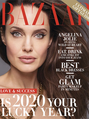 Angelina Jolie Harper's Bazaar Dec 2019 / Jan 2020