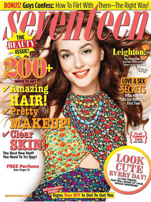 Leighton Meester Seventeen Magazine February 2011